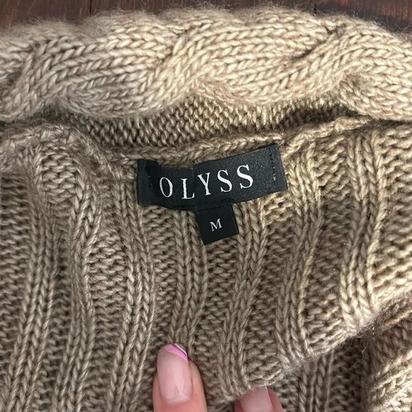 Olyss Sweater Knit Open Cardigan Size M - Picture 8 of 10